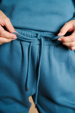 Pijama mujer largo casual azul | MUYDEMI