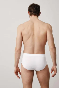 Slip con abertura blanco