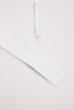 Sujetador bandeau juvenil blanco