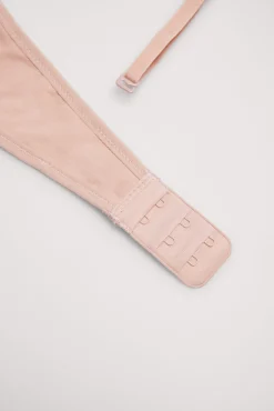 Sujetador bandeau juvenil nude