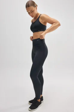 Sujetador deportivo Compressive alto impacto tirantes regulables negro
