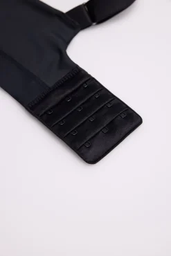 Sujetador deportivo Compressive alto impacto tirantes regulables negro