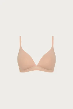 Sujetador nomarks Brisa sin aro con relleno nude | Paula Echevarría