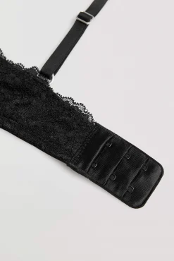 Sujetador push-up encaje negro