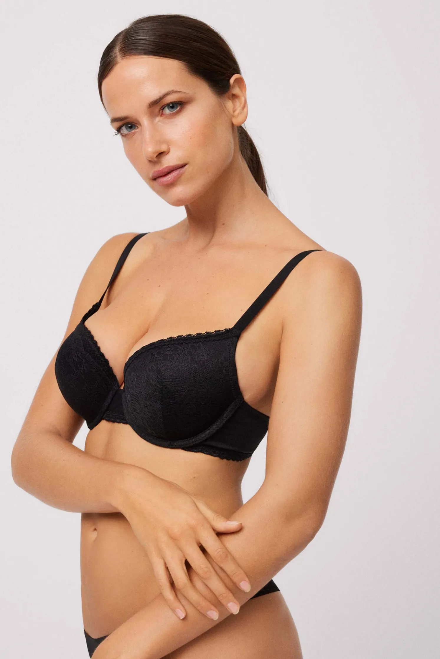 Sujetador push-up negro