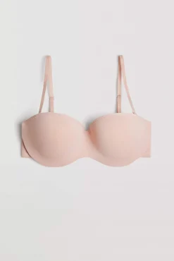 Sujetador sin tirantes multiposición nude
