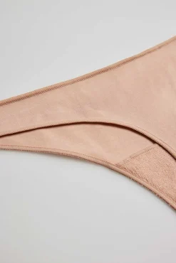 Tanga básico algodón nude