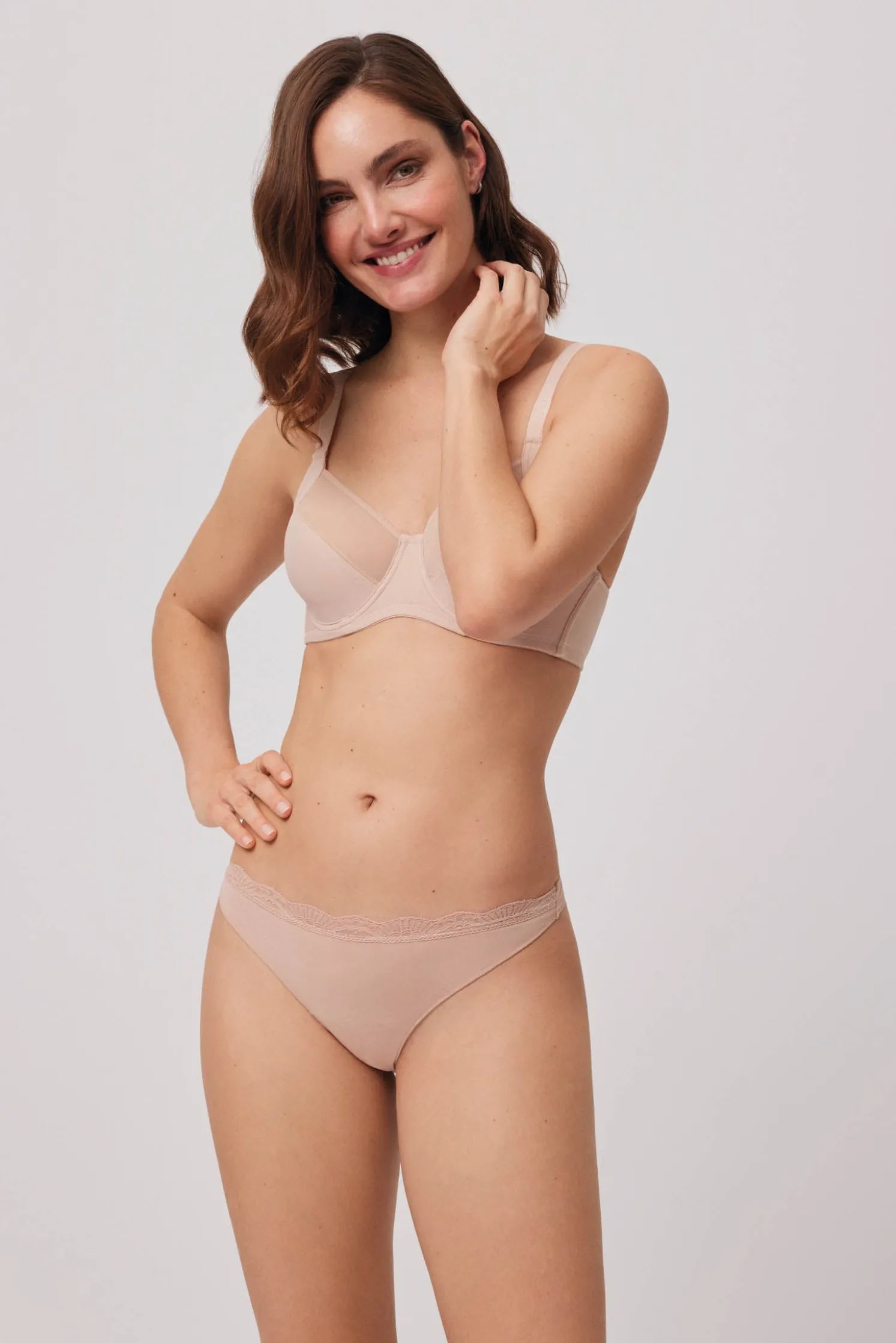 Tanga lencero nude