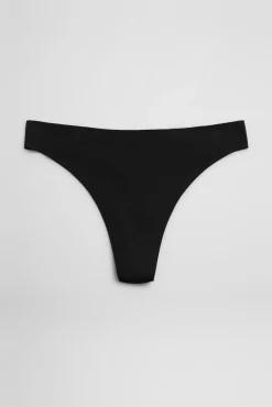 Tanga láser invisible negro