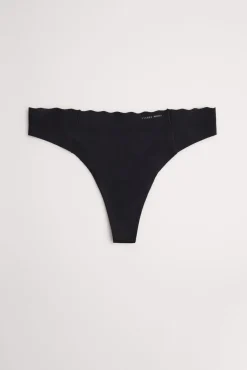 Tanga láser negro