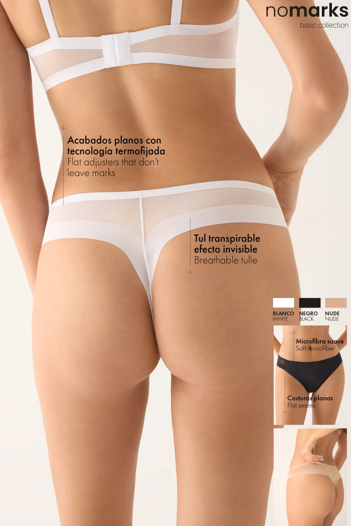 Tanga nomarks nude | Paula Echevarría