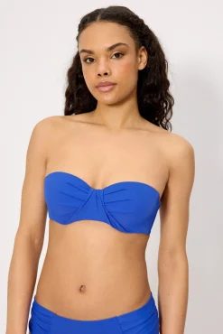 Top bikini bandeau marino copa C