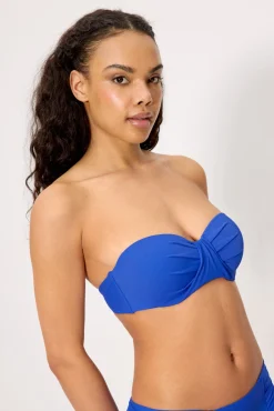 Top bikini bandeau marino copa C
