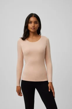 TÉRMICO Camiseta control de temperatura manga larga nude