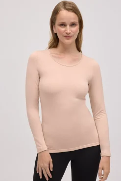 TÉRMICO Camiseta interior térmica manga larga nude