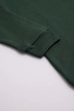 TÉRMICO LIGERO Camiseta manga larga cuello semicisne verde botella