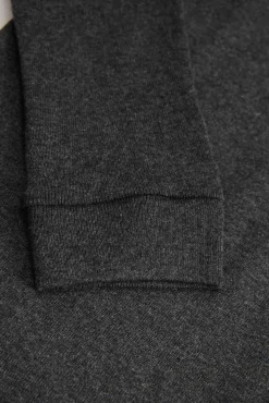 TÉRMICO LIGERO Camiseta manga larga cuello semicisne marengo