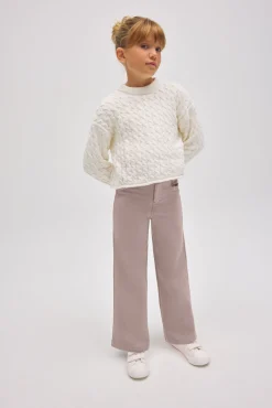 TÉRMICO LIGERO Pantalón niña ancho detalle bolsillos