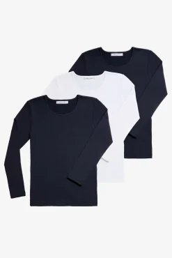 TÉRMICO Pack 3 camisetas mujer manga larga