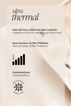 ULTRA TÉRMICO Chaqueta ajustada deportiva negra