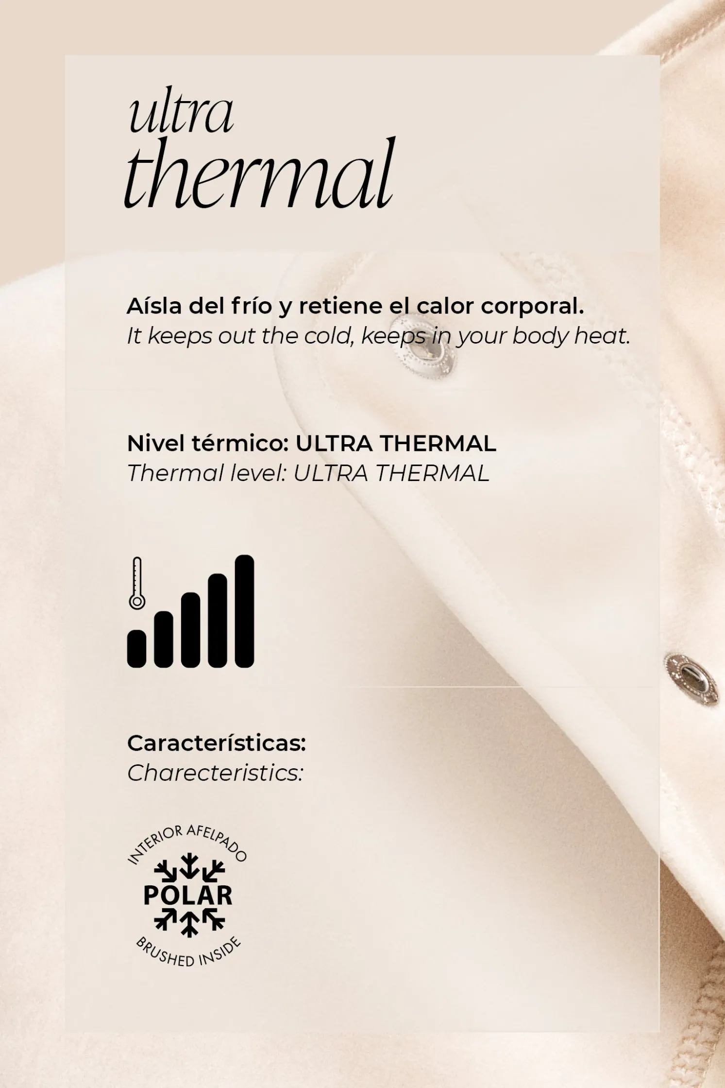 ULTRA TÉRMICO Leggings niña efecto pana afelpado polar