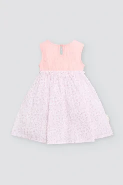 Vestido bebé sin mangas estampado floral