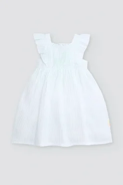 Vestido bebé sin mangas estampado rayas