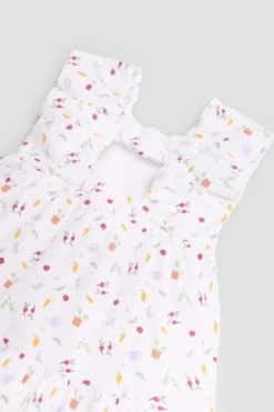 Vestido bebé sin mangas estampado verduras