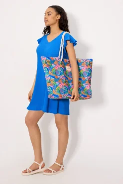 Vestido corto ligero azul