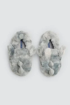 Zapatillas de casa infantiles rinoceronte con detalles 3D